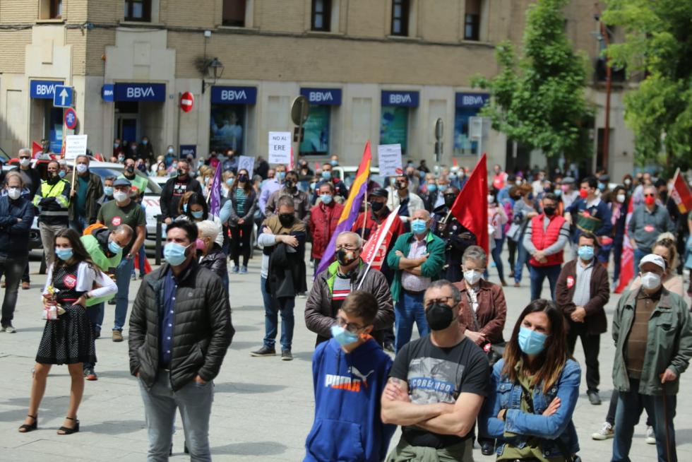 Acto celebrado en Monzón por el Día del Trabajo