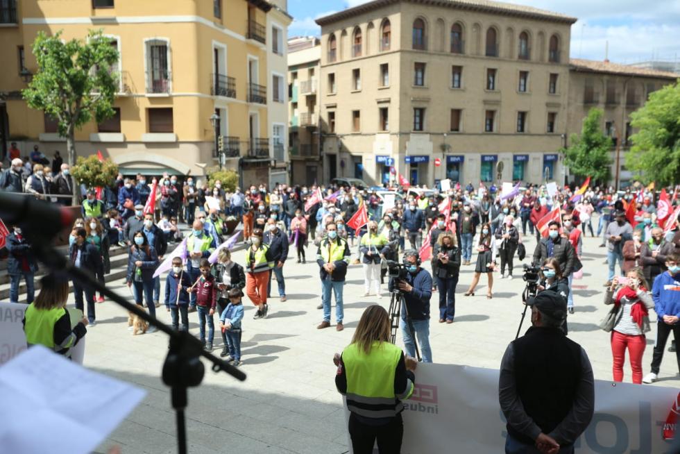 Acto celebrado en Monzón por el Día del Trabajo