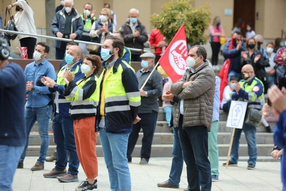 Acto celebrado en Monzón por el Día del Trabajo