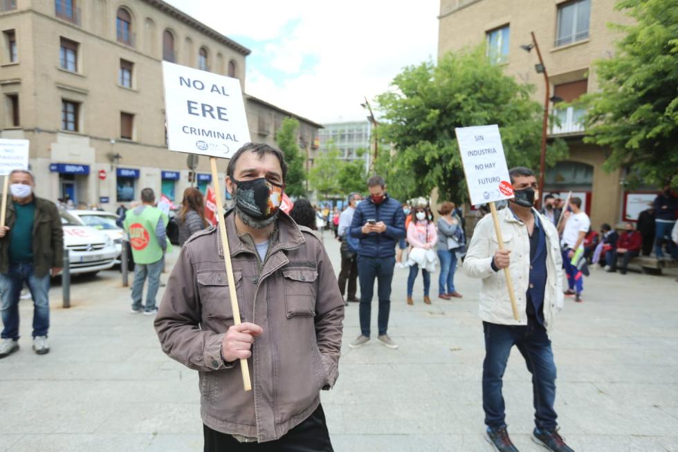 Acto celebrado en Monzón por el Día del Trabajo