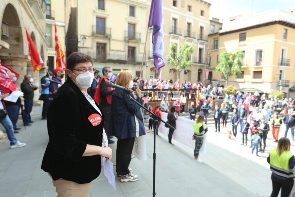 Acto celebrado en Monzón por el Día del Trabajo