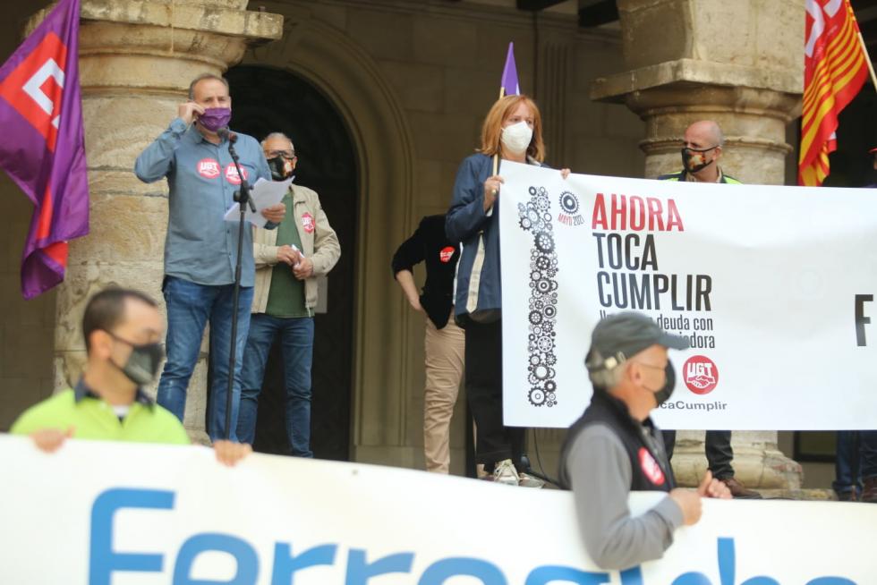 Acto celebrado en Monzón por el Día del Trabajo