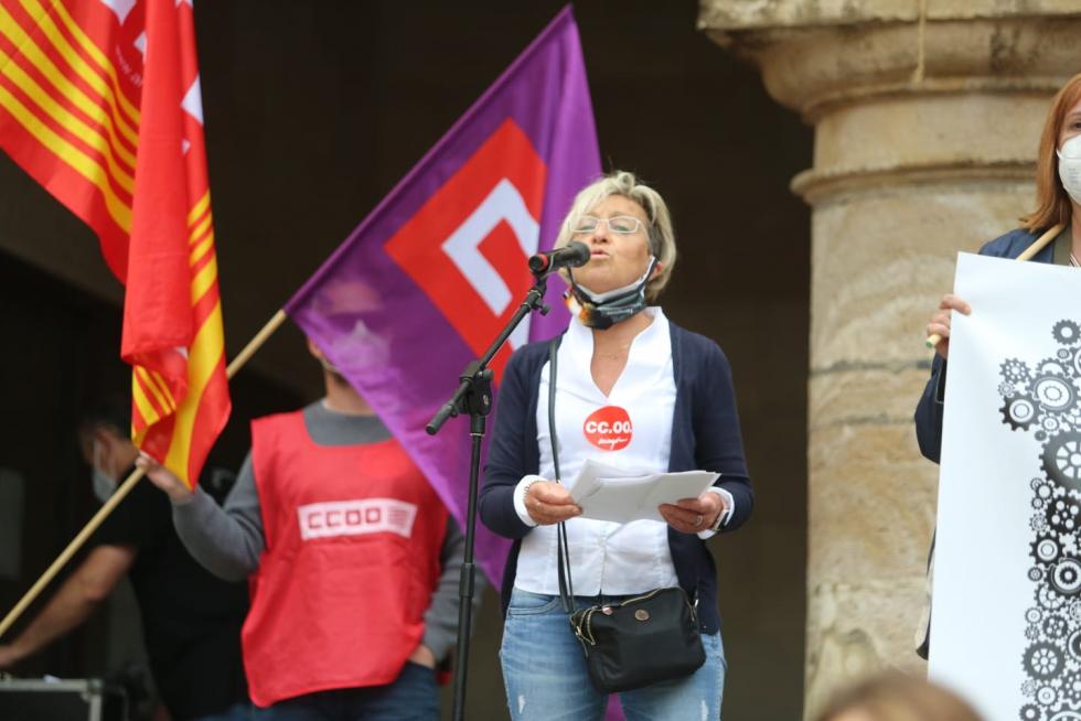 Acto celebrado en Monzón por el Día del Trabajo
