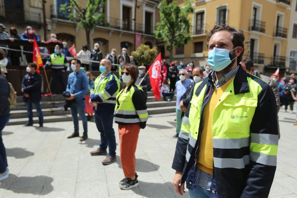 Acto celebrado en Monzón por el Día del Trabajo