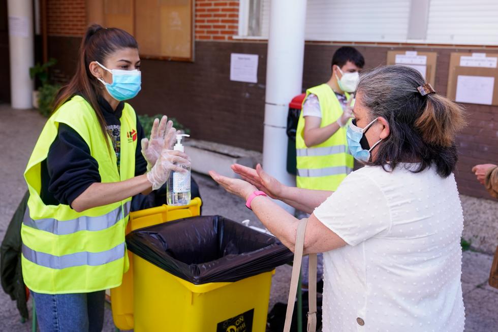 Largas colas y una alta participación en este 4M