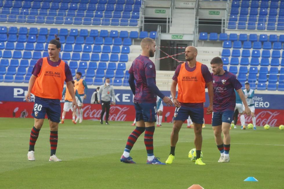 Minutos previos al partido.