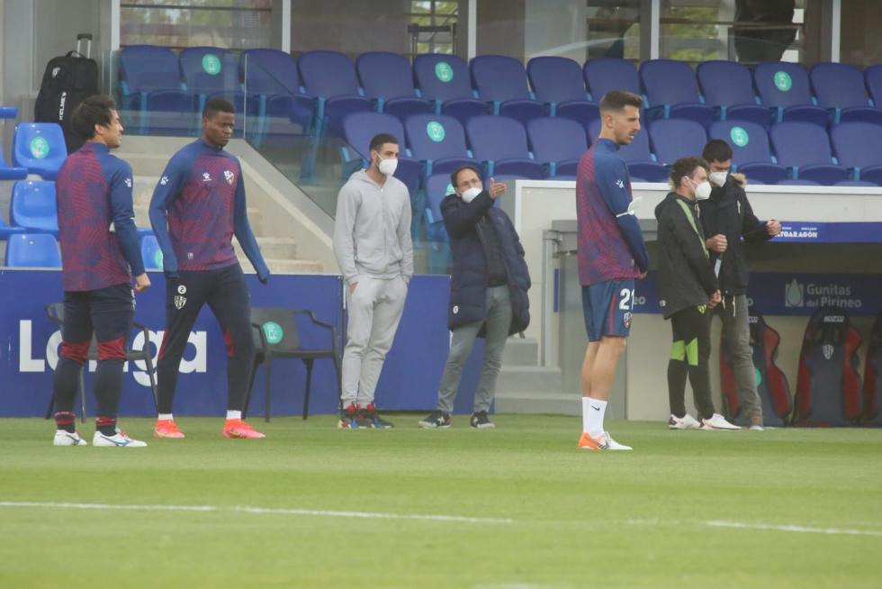 Minutos previos al partido.