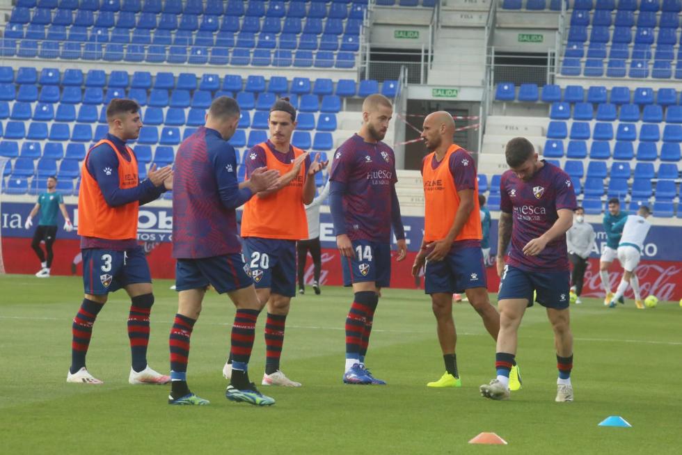 Minutos previos al partido.