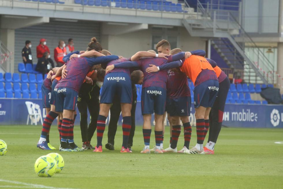 Minutos previos al partido.