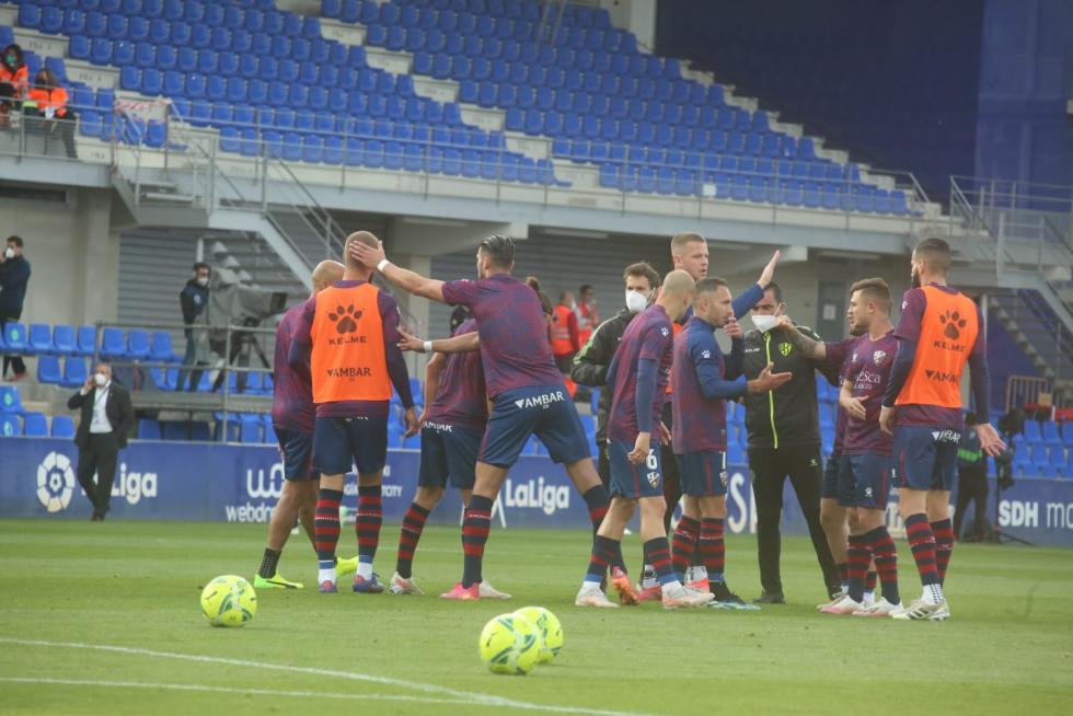 Minutos previos al partido.