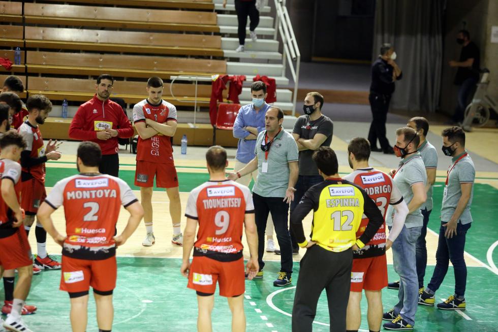 Empate en el Palacio de los Deportes de Huesca.