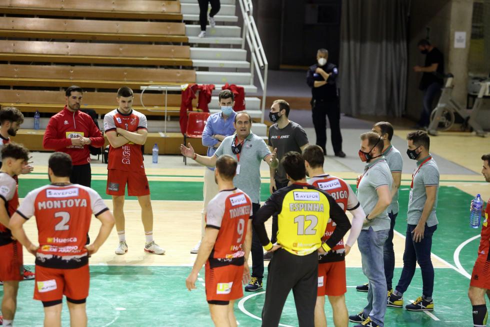 Empate en el Palacio de los Deportes de Huesca.