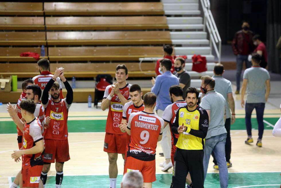 Empate en el Palacio de los Deportes de Huesca.