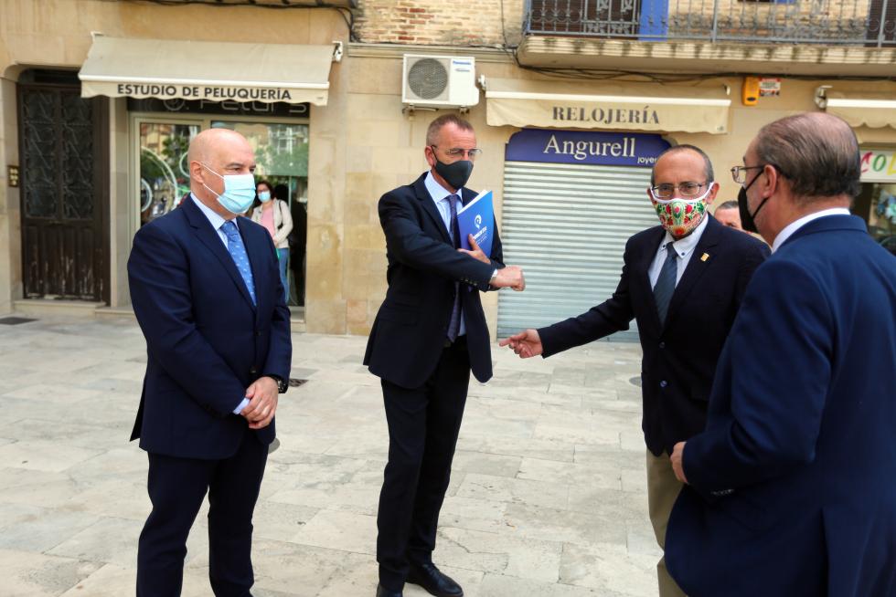 Visita de Lambán a Tamarite de Litera