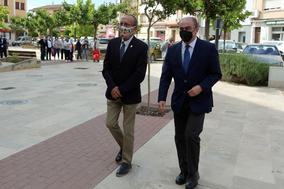Visita de Lambán a Tamarite de Litera