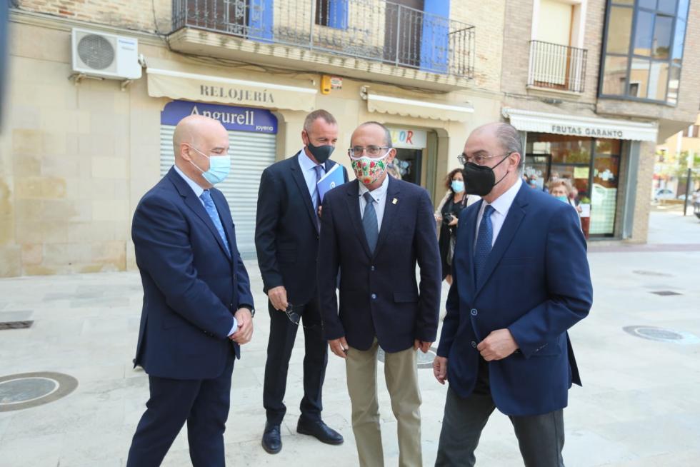 Visita de Lambán a Tamarite de Litera