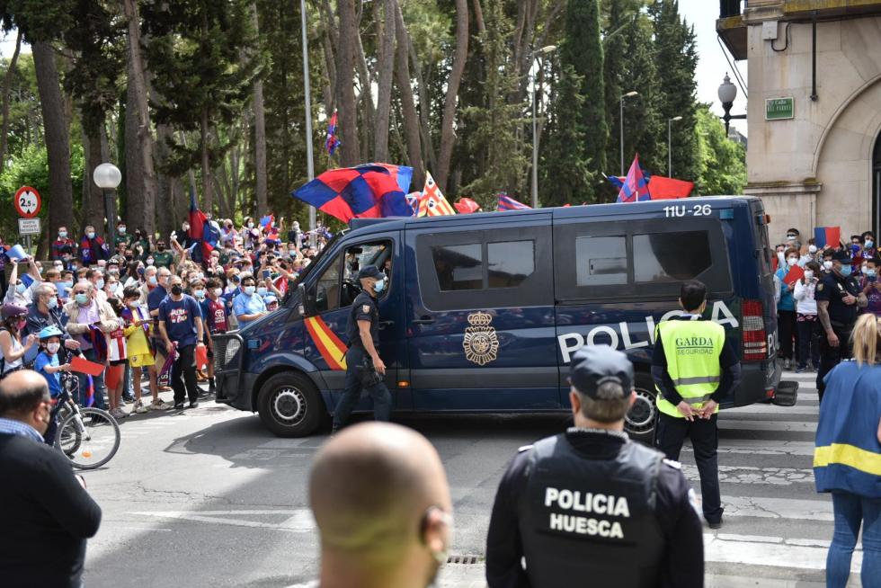La hinchada azulgrana deja escucha su rugido