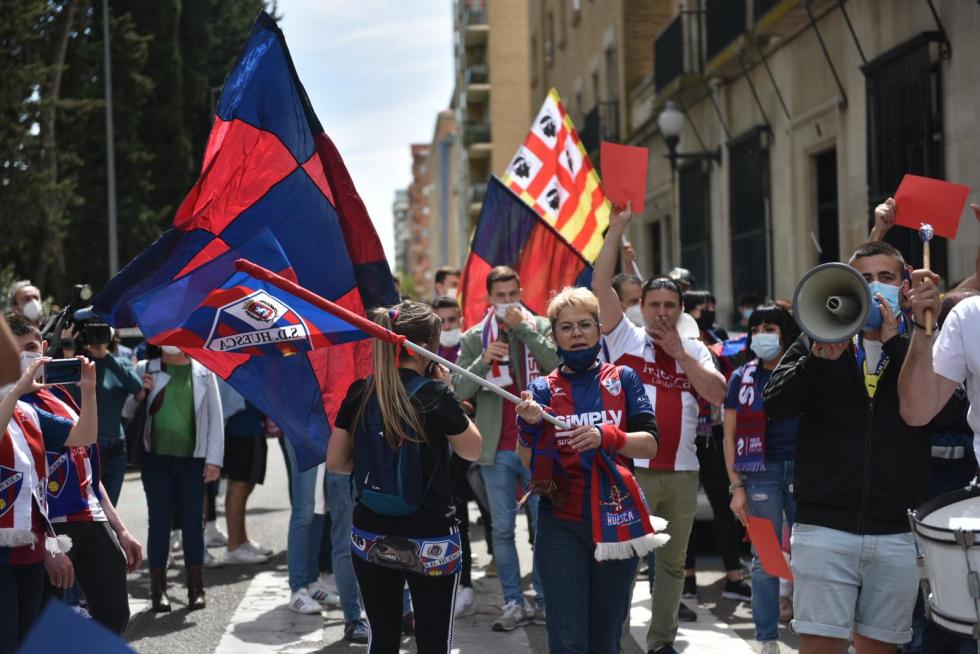 La hinchada azulgrana deja escucha su rugido