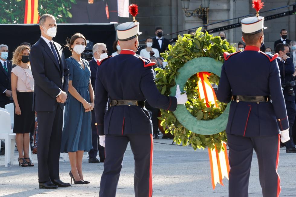 acto de Estado cargado de emoción que ha combinado el homenaje a las víctimas de la covid