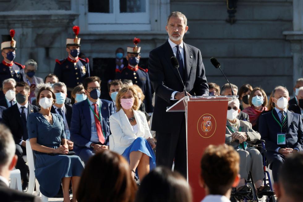 acto de Estado cargado de emoción que ha combinado el homenaje a las víctimas de la covid
