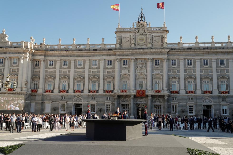 acto de Estado cargado de emoción que ha combinado el homenaje a las víctimas de la covid