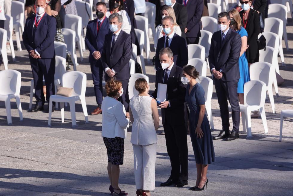 acto de Estado cargado de emoción que ha combinado el homenaje a las víctimas de la covid