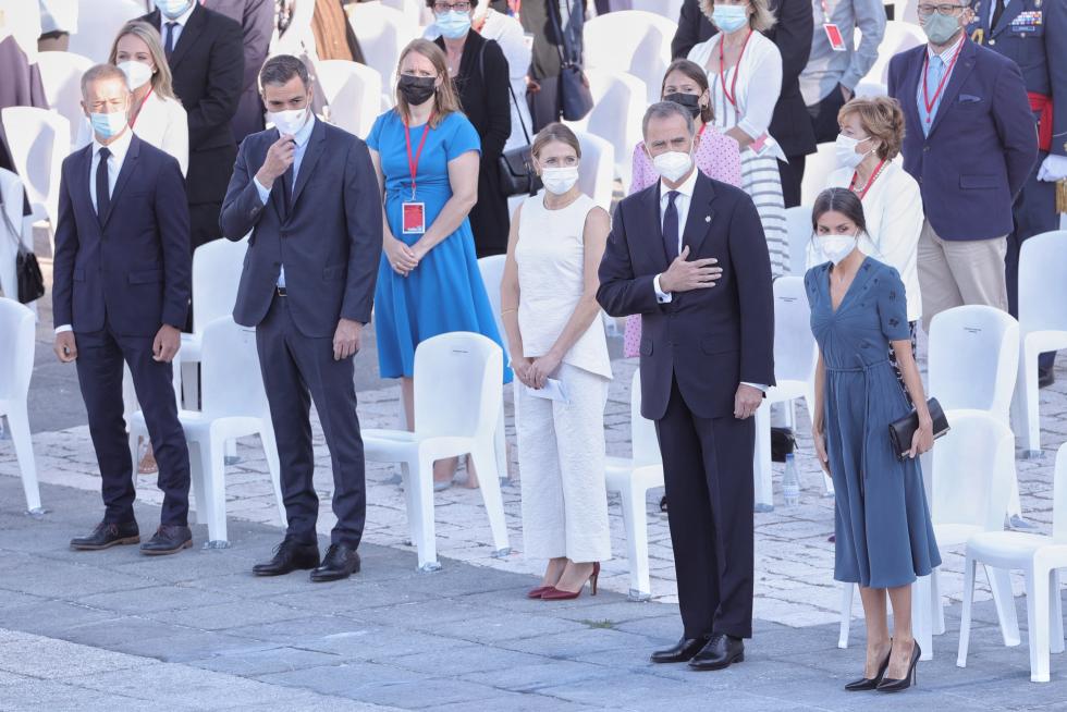 acto de Estado cargado de emoción que ha combinado el homenaje a las víctimas de la covid