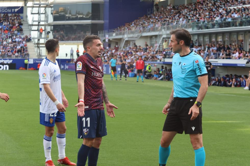 El Huesca marca el primer tanto del encuentro