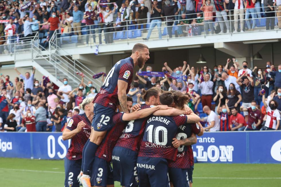 El Huesca marca el primer tanto del encuentro