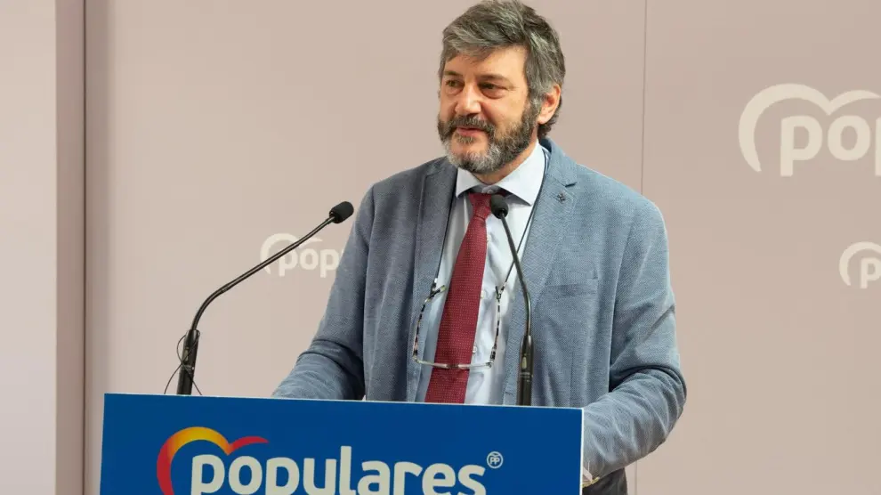 Gerardo Oliván, presidente del Partido Popular de Huesca