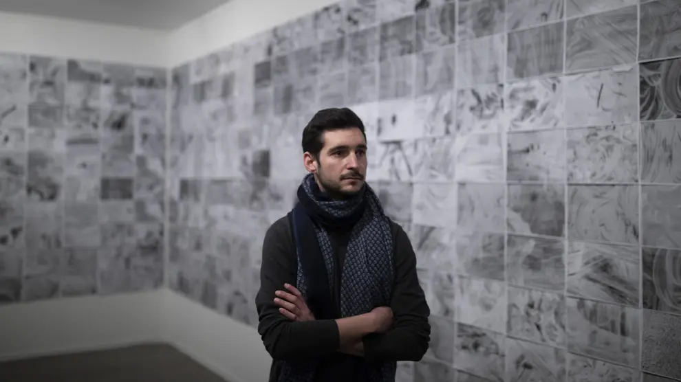 Jorge Isla, en la exposición Cartografías del ser.