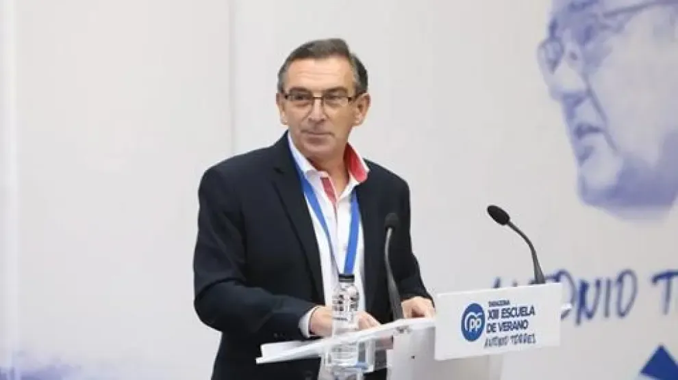 Luis María Beamonte, presidente del PP de Aragón