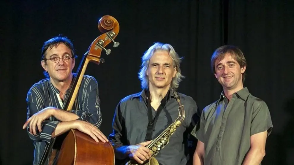 Javier Colina, Perico Sambeat y Marc Miralta.