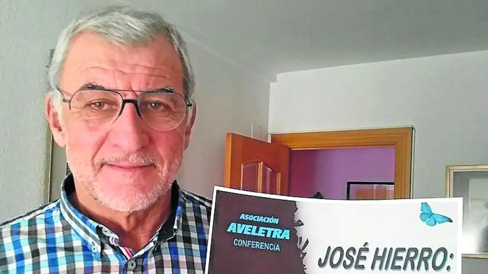 José Ortiz Cárceles va a hablar en Huesca de uno de sus poetas de cabecera, José Hierro.