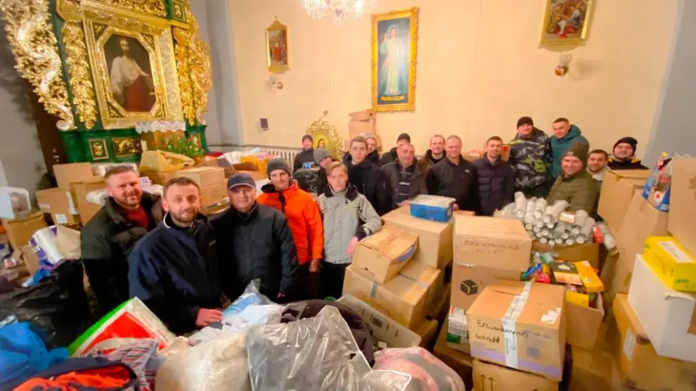 Asistencia humanitaria en las casas salesianas de Ucrania.