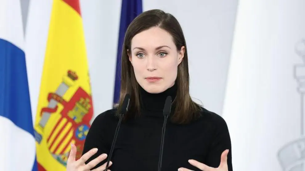 La primera ministra finlandesa, Sanna Marin,