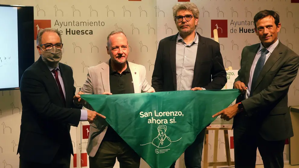 José Manuel Ramón y Cajal, Ramón Lasaosa, Agustín Cabrero y Alejandro Lanuza