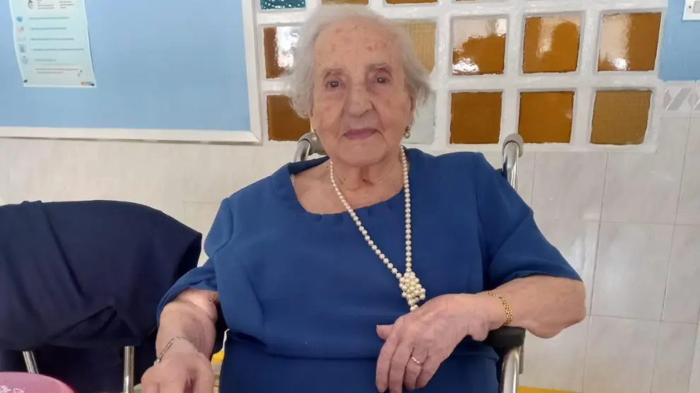Aurora Sopena sopló las velas de su 107 cumpleaños.