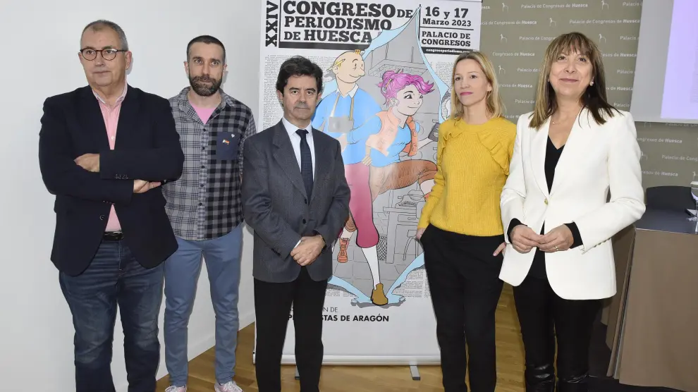 La presentación del XXIV Congreso de Periodismo de Huesca tuvo lugar este miércoles