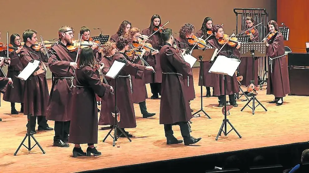 Imagen de archivo de uno de los conciertos de la Orquesta de Cámara de Huesca.