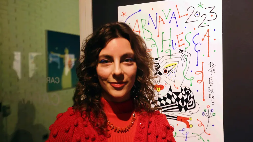 Lucía Naval, ganadora del cartel anunciador del Carnaval con su obra '¡Espero verte!'