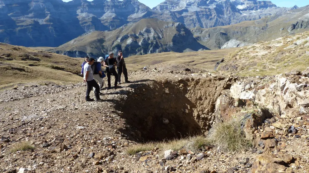 La investigación está destinada a poner en valor la riqueza minera del Geoparque Sobrarbe-Pirineos.