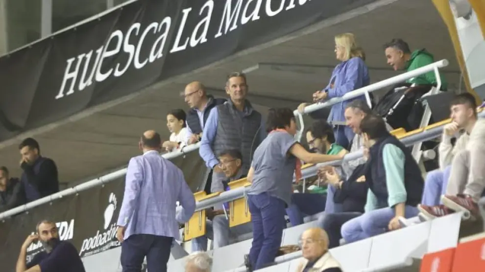 Iñaki Urdangarín estuvo en la grada del Palacio de Deportes viendo a su hijo.