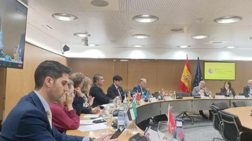 La consejera Pérez Forniés participó en la Conferencia General de Política Universitaria, presidida por la ministra Morant, en enero de 2024.