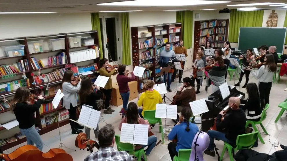La Orquesta  de Cámara de Huesca recibe  el Año Nuevo
