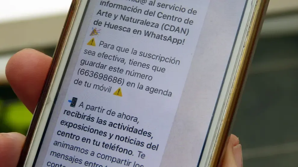 El CDAN pone en marcha un pionero servicio de comunicación en WhatsApp