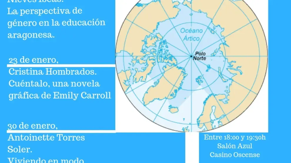 El área de Igualdad del Ayuntamiento de Huesca programa el ciclo “Miércoles en Círculo Polar”