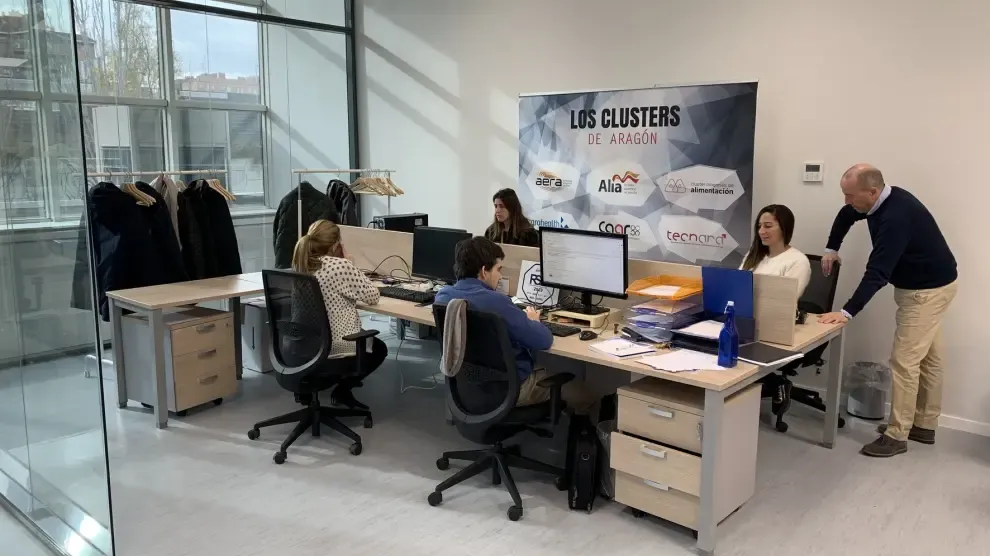 Los ocho clusters aragoneses trabajan ya desde el Centro Europeo de Empresas en Innovación