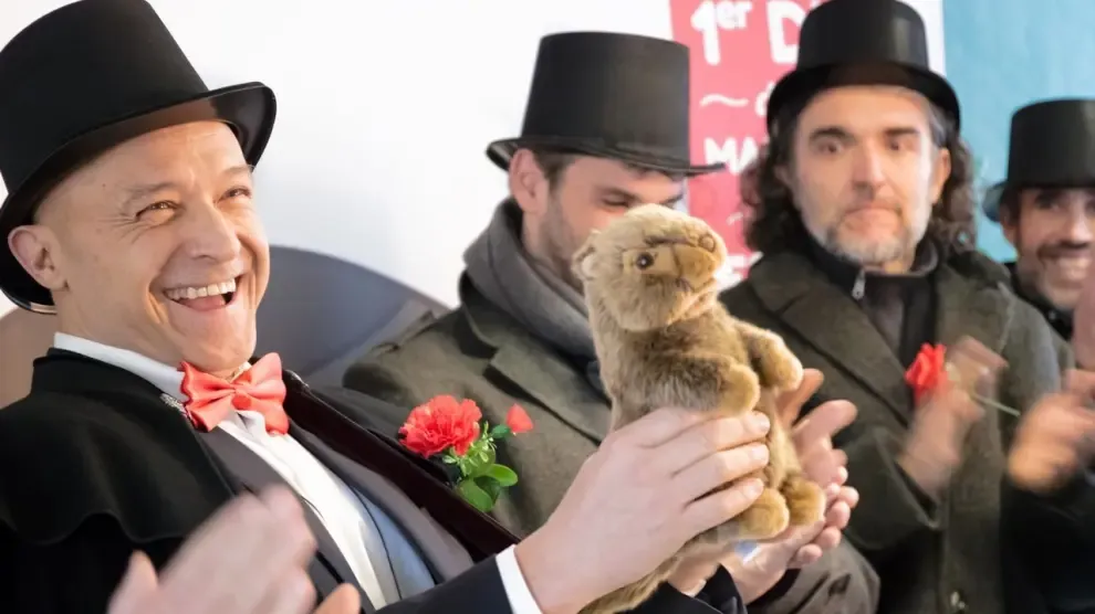 La marmota del Sobrarbe Manolo predice que la primavera se anticipará en España este 2019
