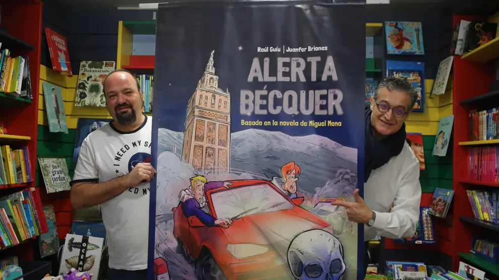 Guíu y Briones publican el cómic "Alerta Bécquer", basado en la novela de Miguel Mena